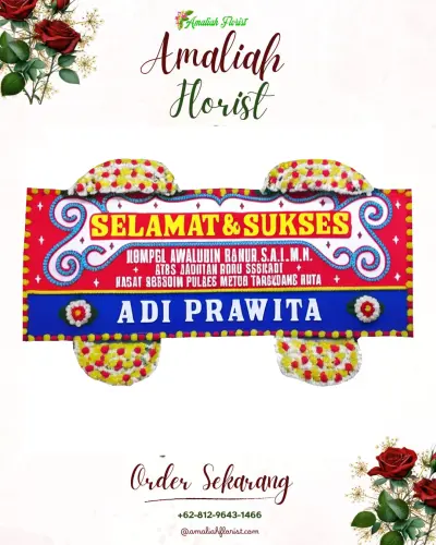 Karangan Bunga Ucapan Selamat di Sifalaete
